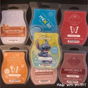 Scentsy 7 wax bar bundle